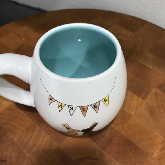 Rae Dunn Happy Easter mug with bunnies - Picture 3 of 4